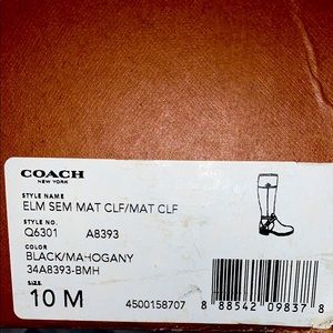 Coach Boots All genuine calf leather